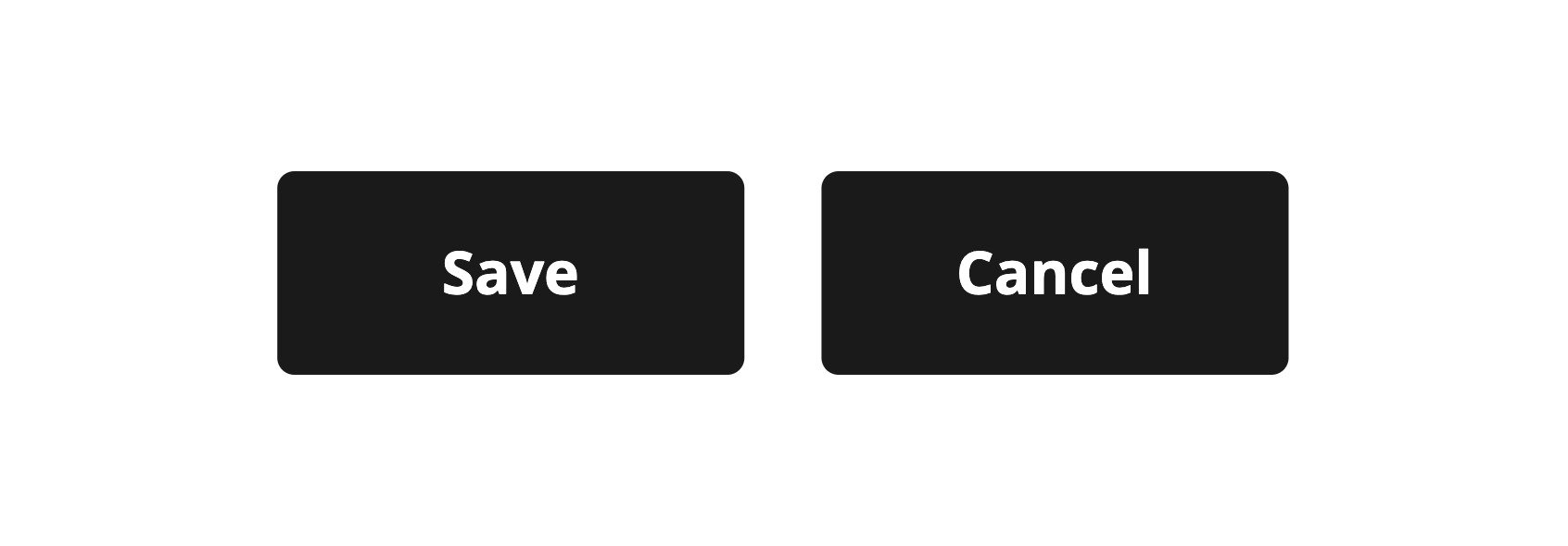 Don't include multiple primary buttons in the same section to prevent confusion and visual clutter.